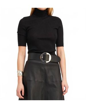 SPRWMN Turtleneck Top - Black