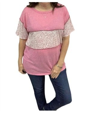 Bibi Crewneck Top - Pink