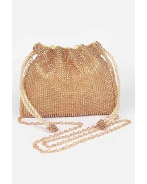 Fashnzfab Full Stoned Lucky Bag - Natural