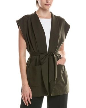 Eileen Fisher Flex Ponte Vest - Green