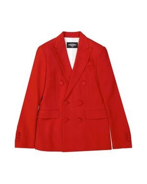 DSquared² ² Viscose Full-Length Jacket - Red
