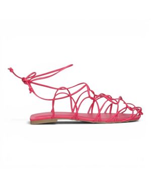 Bruno Menegatti Enya Leather Gladiator Sandal - Pink