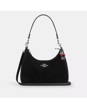 COACH Teri Hobo Bag With Cherry Charm - Black