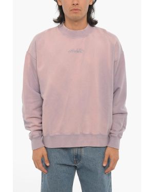 Off-White c/o Virgil Abloh Soli Color Laundry Crew-Neck Sweatshirt - Pink