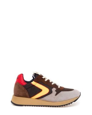 Valsport Leather Low-Top Sneakers - Brown