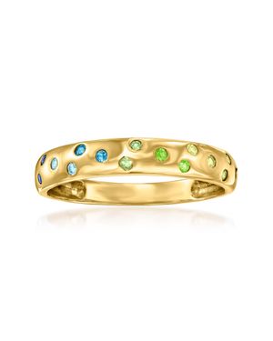 RS Pure By Ross-Simons Multi-Gemstone Gradient Ring - Yellow
