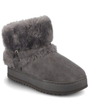 Journee Collection Journee Thada Slipper Bootie - Gray