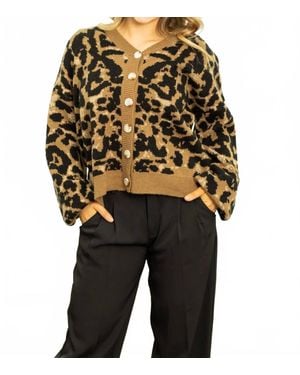 Southern Grace Cropped Cardigan - Black
