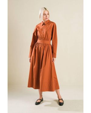 TRUEDAMES Meadow Muse Woven Midi Dress - Multicolor