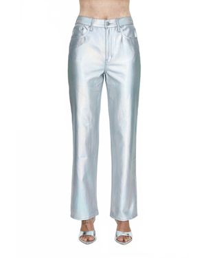 Pistola Cassie Super High Rise Straight Pants - Blue
