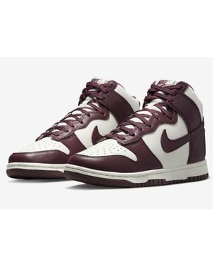 Nike Burgundy Sneakers Leather in Blue Lyst