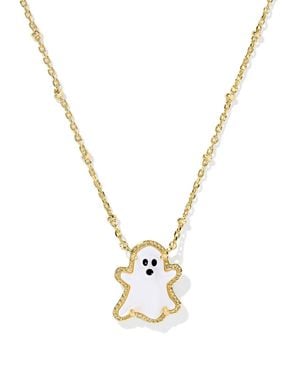 Kendra Scott Ghost Short Pendant Necklace - Metallic