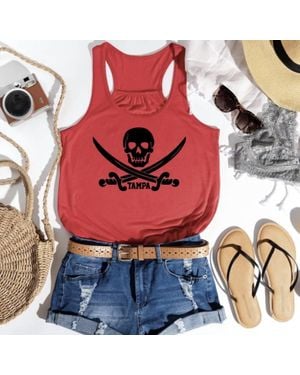 Exclusive Thredz Tampa Tank Top - Red