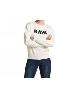 G-Star Premium Core Raw Crewneck Sweater - Black