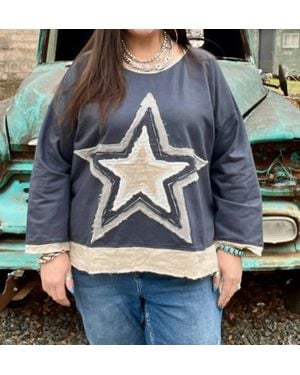 Paperlace So You Wanna Be A Star Top - Gray