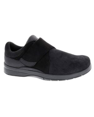 Drew Shoes Moonwalk Stretch Leather Shoes - Black