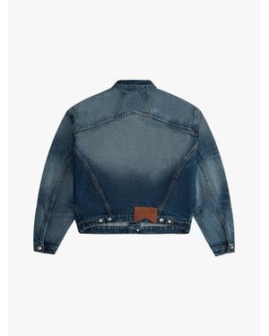 Rhude Oversized Denim Trucker J Light - Blue