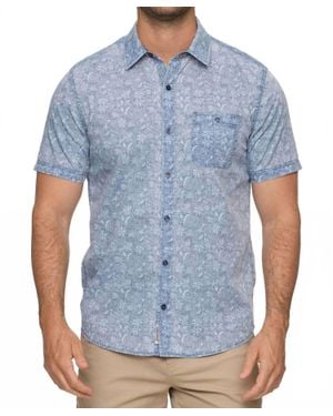 Flag & Anthem Dorset Floral Vintage Soft Shirt - Blue