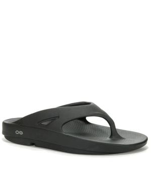 OOFOS Ooriginal Flip Flops Slip On Comfort Sandals Hawk2609 - Black