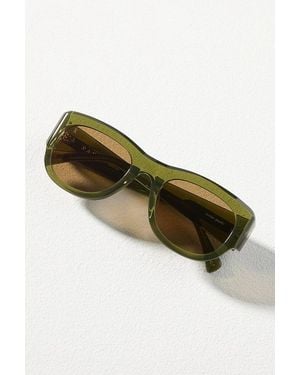 Raen Lonso Square Sunglasses - Green