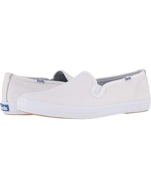 Keds Champion Sneakers Leather Comfort Slip On Shoes Gal1685 - White