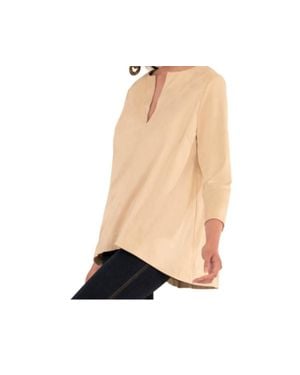 Gretchen Scott Ultra Suede Swing Top - Blue