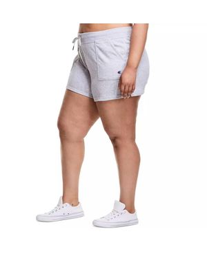 Champion French Terry Plus Size Shorts - White