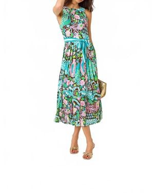 Lilly Pulitzer Gracyn Midi Dress - Blue