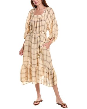 Lisa Marie Fernandez Laure Linen-blend Maxi Dress - Natural