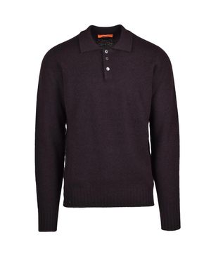 Drumohr Lambswool Polo Shirt - Blue