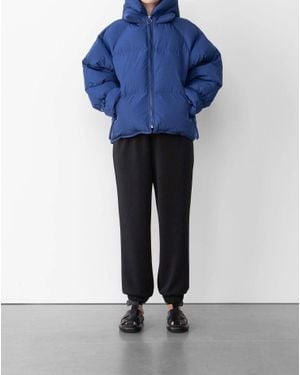 WITHBLACK Hooded Puffer Jacket - Blue