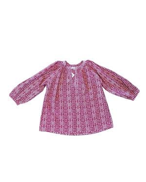 Fitzroy & Willa Sallie Short Sleeve Top - Purple