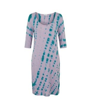 Malo Cotton Dress - Blue