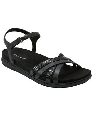 Easy Spirit Dottle Sandal - Black