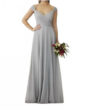 Christina Wu Bridesmaid Dress - Gray