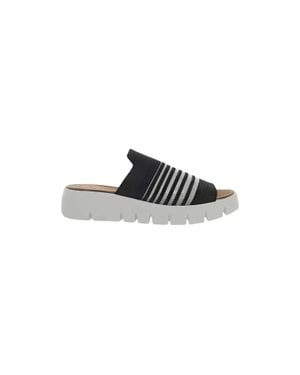 Bernie Mev Fx Iris Slide Sandal - Black