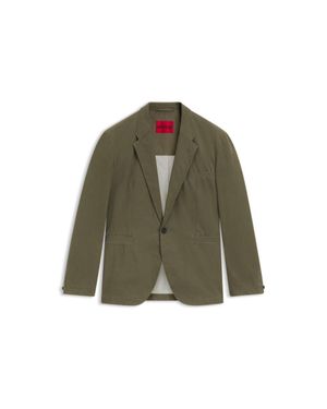 HUGO Modern-Fit Jacket - Green