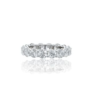 Diana M. Jewels 18K 5.00Cts Diamond Eternity Band - Black
