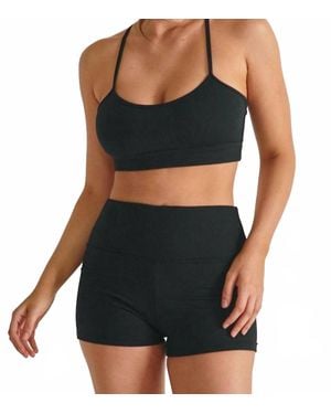 Montce Rib Micro Bike Short - Black