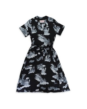 Aloha Blossom Fallen Angel/ Day Dress - Black
