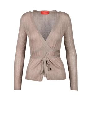Wild Cashmere Wrap Cardigan - Natural