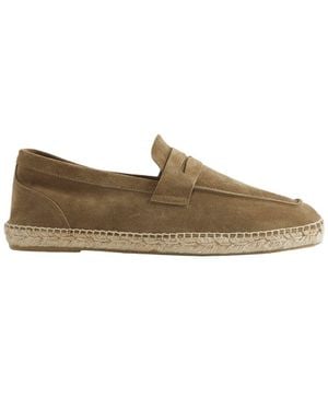 Reiss Cannes Leather Loafer - Brown
