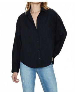 Pistola Sloane Oversized Button Down Shirt - Black