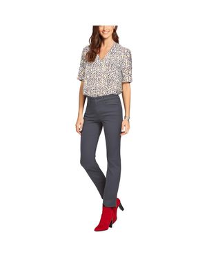 NYDJ Marilyn Denim Stretch Straight Leg Jeans - Blue