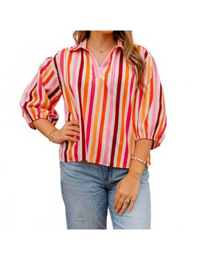 J joy Collared Top