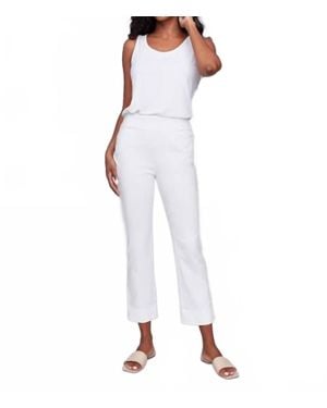 Charlie b 3/4 Length Crop Pants - White