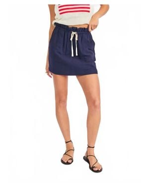 Sadie & Sage Lilah Mini Skirt - Blue