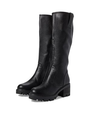 Dolce Vita Mya Boot Block Heel Knee High Riding Rhs6836 - Black