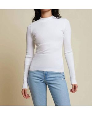 Nation Ltd Gina Long Sleeve Top - White