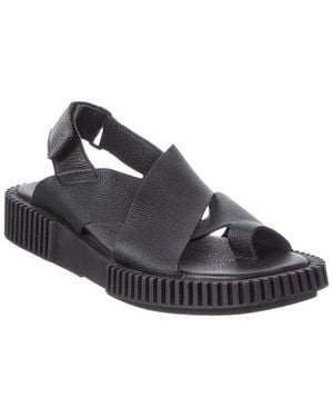 Arche Ixoham Leather Sandal - Black